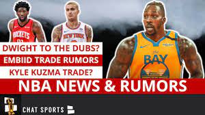 Est deadline thursday for trades to be consummated did not arrive quietly, with a flurry of deals getting struck in the final hour and ©2021 fox news network, llc. Nba Rumors Dwight Howard To Warriors Kyle Kuzma Joel Embiid Trade Rumors Clippers Rockets News Youtube