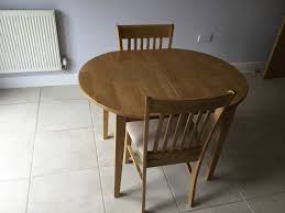 Homebase Banbury Extendable Dining Table 2 Chairs Oak Birch Colour In Uckfield East Sussex Gumtree
