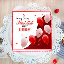 order happy birthday hubby poster cake