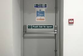 fire exit door regulations for