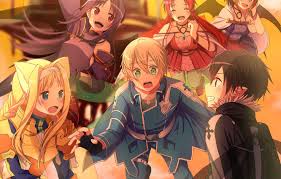 Alice, kirito and eugeo sword art online wallpaper for free download in different resolution ( hd widescreen 4k 5k 8k ultra hd ), wallpaper support different devices like desktop pc or laptop, mobile and tablet. Wallpaper Girls Kirito Asuna Yuuki Eugeo Alice Mount Kazuto Kirigaya Sword Art Online Alicization Sword Art Online Alicization Serious Tiese Shtolienen Ronye Arabel Images For Desktop Section Syonen Download