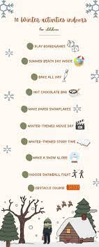 10 winter activities to do indoors for
