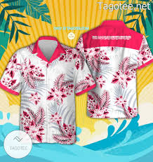 cosmetology logo hawaiian shirt