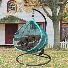 Modern Wicker Outdoor Hanging Swing