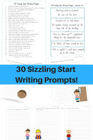 30 sizzling start writing prompts