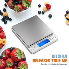 0 1g kitchen scale for cooking baking
