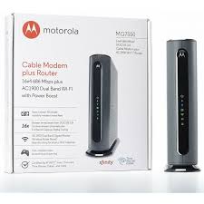Docsis 3.0 cable modems transmitting 52.2 dbmv. Refurbished Motorola Mg7550 Docsis 3 0 Cable Modem Plus Ac1900 Wi Fi Router 686 Mbps Comcast Xfinity Time Warner Cable Fast Server Corp Www Srvfast Com