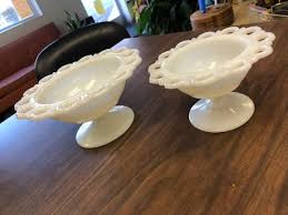 Vintage Milk Glass Collectibles By