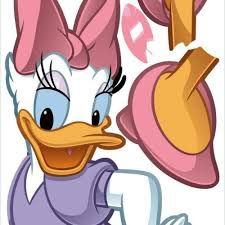 daisy duck l stick wall decals
