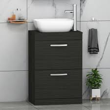 standing bathroom vanity unit with sink