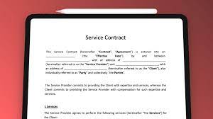 contract agreement service at best