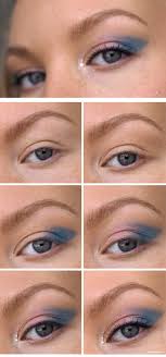 easy blue makeup look tutorial