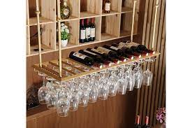 Hotel Bar Glass Hanging Rack Made In