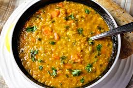 red lentil soup recipe with vegetables