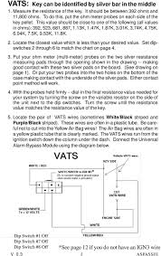 Vats Passlock Transponder Universal Alarm Bypass Module