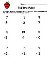 You may freely use any of the subtraction worksheets below in your classroom or at home. Touch Point Subtraction By Jones Adapted Jewels Tpt