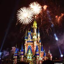 happily ever after fireworks and castle