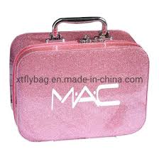 shining pu cosmetic case make up bag