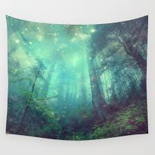enchanted forest ii wall tapestry by