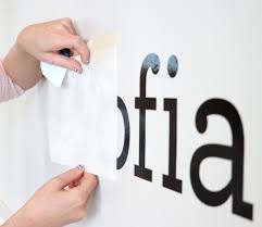 Diy Vinyl Wall Letters