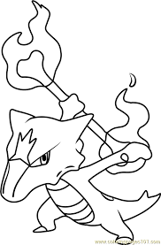 More 100 coloring pages from nature coloring pages category. Alola Marowak Pokemon Sun And Moon Coloring Page Moon Coloring Pages Pokemon Coloring Pages Pokemon Coloring
