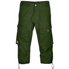 Fjallraven M Abisko Hybrid Knickers Pine Green Fast And
