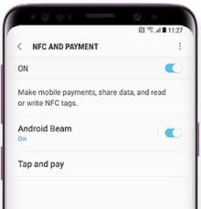 nfc to transfer files galaxy s9