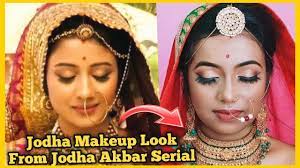 jodha inspired makeup look from jodha