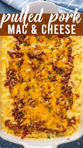 We have casserole recipes that are quick and simple or long and luxurious. Bbq Pulled Pork Mac And Cheese Casserole Pulled Pork Leftover Recipes Pork Casserole Recipes Pulled Pork Recipes