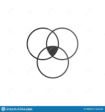 Three Overlapping Circles Infographic Template For Diagram