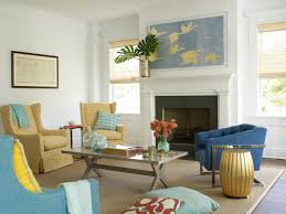 teal and yellow living rooms design ideas