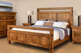 10 rustic and modern wooden bed frames for a stylish bedroom. Watford City Rough Sawn Bedroom Set Countryside Amish Furniture