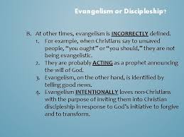 Include one sentence to introduce the problem you are investigating, why this problem is significant, the hypothesis to be tested, a brief summary of experiments that you wish to conduct and a. Evangelism Or Discipleship Evangelism Or Discipleship The Purpose