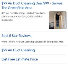 air duct cleaning bait switch scam