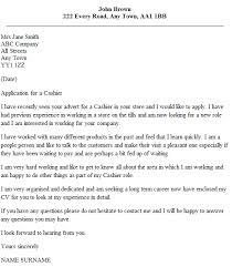    application letter about working student   cashier resumes