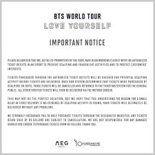 Bts Love Yourself Usa Canada Tour Ticket Info Release