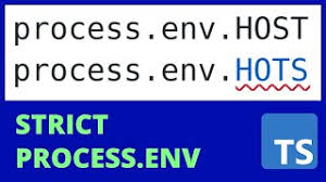 process env in nodejs with typescript