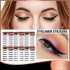 pairsfake glitter eyeliner sticker