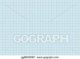 Vector Stock One Millimeter Graph Paper Cyan Color On A4 Size