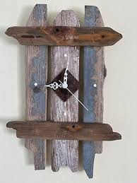 Driftwood Clock Wall Clock Rustic