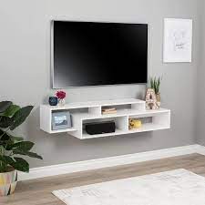 Modern White Wall Mounted Media Console