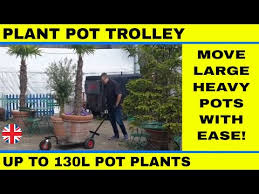Plant Pot Trolley For Moving Large