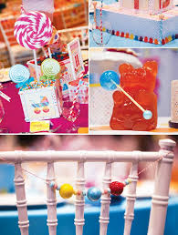 Make diy decorations for baby showers with these ideas for cake, banners, favors, invitations and games to play. Sweet Surprises Candy Themed Baby Shower Hostess With The Mostess