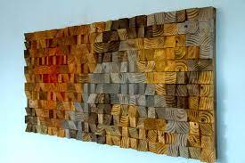 Reclaimed Wood Wall Art Sculpture