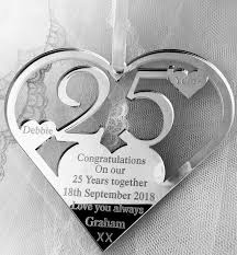 our silver wedding anniversary keepsake