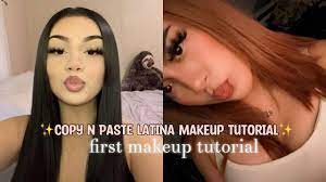 trying copy n paste latina makeup look