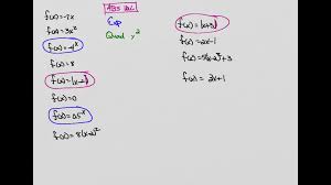 Classify Each Function As Linear