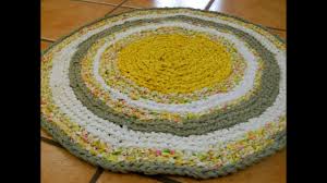 circle crochet rag rug