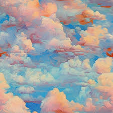 Clouds And A Plane In The Sky Generative Ai