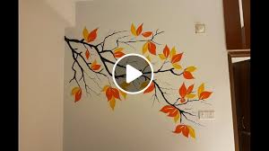 Easy Wall Painting Design Nature